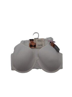 NEW Bali Women's Breathe Lightweight T-Shirt Bra White Size 40D DF7592
